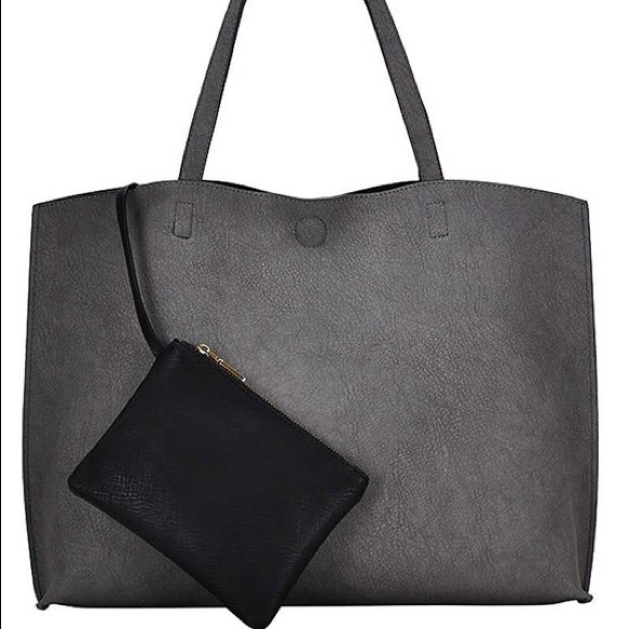 ARRIVED - Reversible Shopper Tote - Black/Gray - Picture 5 of 5